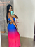 vestido longo multicolor - loja online