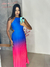 vestido longo multicolor - comprar online