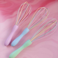 Batidor de Mano Silicona 26cm Color Pastel