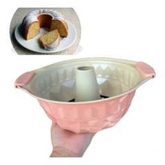 Molde Teflón Para Flan Budín Repostería Con Asas De Silicona - comprar online