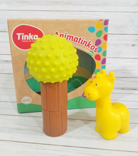 Jirafa y Árbol Encastrables