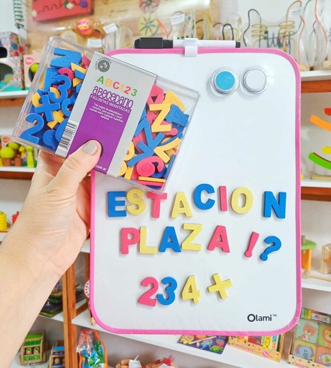 Combo: ABC Letras Imantadas + Pizarra Magnética - comprar online