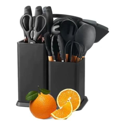 SET UTENSILLOS COCINA 19 PIEZAS