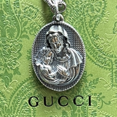 corrente gucci maria e jesus - prata 925 - comprar online