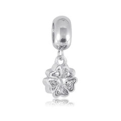 Charm flor colgante
