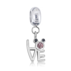 Charm "Love" mickey