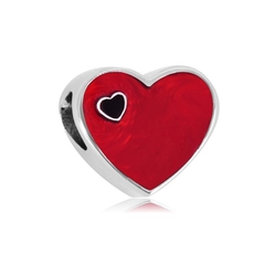 Charm corazón rojo