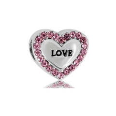 Charm corazón "LOVE"