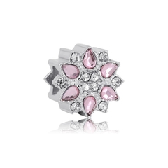 Charm estrella rosa