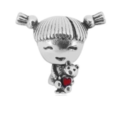 Charm niña con oso