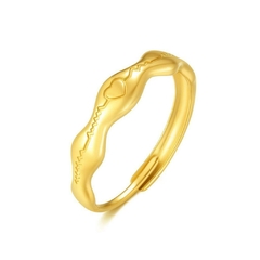 Anillo electro dorado