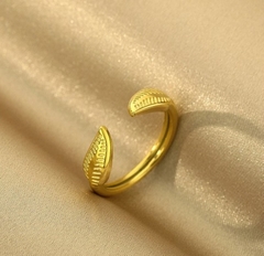 Anillo pluma dorado - comprar en línea