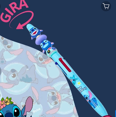 CANETA ESFEROGRAFICA 4 CORES STITCH na internet