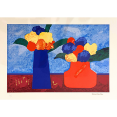 Aldemir Martins Serigrafia "Vaso de Flores" - comprar online