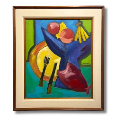 Paulo Dallier “Natureza Morta Frutas e Peixe”