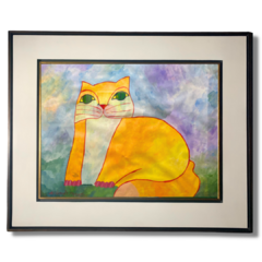 Aldemir Martins Papel "Gato Amarelo" 2