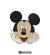 Matriz de bordado do Mickey Mouse com expressão alegre.