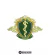 Emblema bordado com o símbolo da medicina, apresentando uma cobra sobre um bastão em um escudo verde, com a inscrição "MEDICINA" e as datas "2022" e "2028".