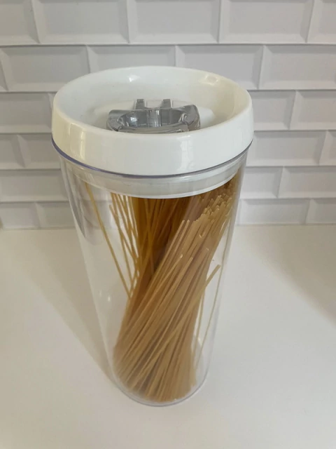 FRASCO ACRILICO C/ TAPA ACRILICA