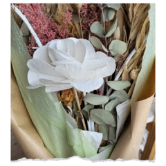 FLOR DE TELA BLANCA - comprar online