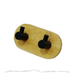 MINI PERCHERO P/PARED BLACK X2