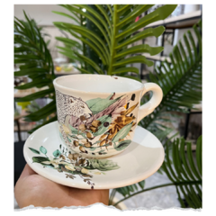 PLATO Y TAZA JUNGLE KOKEN