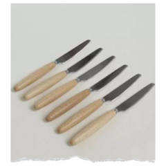 SET X 6 UNTADORES DE ACERO MANGO - comprar online