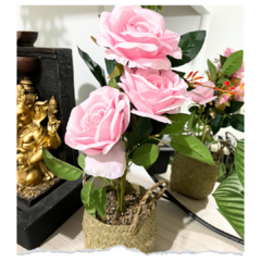 PLANTA ARTIFICIAL MACETA RUSTICA 40CM