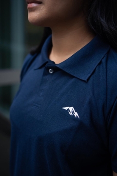 Polo Azul Marinho Wave - comprar online