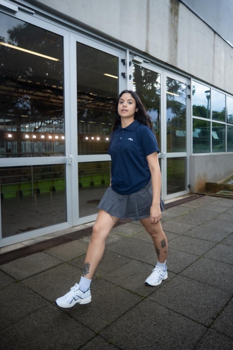 Polo Azul Marinho Wave