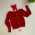 Casaco de tricot corações