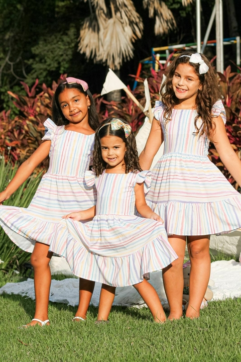 Vestido listrado Desirée