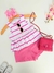 Conjunto listras pink - Fany Moda Kids