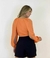 Cropped com Manga - Boutique Maria Maroca