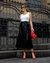 Saia Couro Sint. - Boutique Maria Maroca