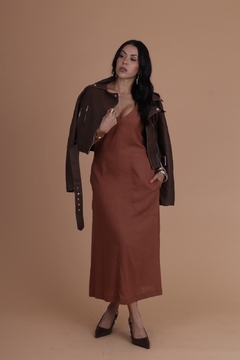 Vestido em linho Iza na internet