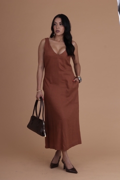 Vestido em linho Iza - comprar online