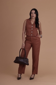 Calça em linho Ana