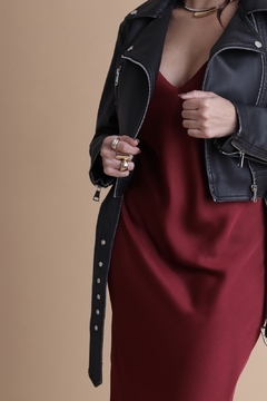 Vestido Borgonha Glam - Samara's Closet