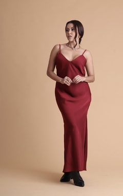 Vestido Borgonha Glam - comprar online