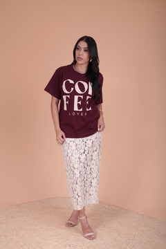 T-shirt Coffee - comprar online