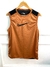 Regata Machão Low Nike Big New - Marrom Costas Preta - comprar online