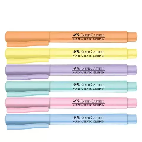 Caneta Marca Texto Grifpen Tons Pastéis - Faber-Castell - comprar online