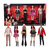Conjunto Pack Barbie RBD Rebelde - Mattel 5 Peças