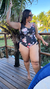 Maiô Mística Preto - Snatto Beachwear