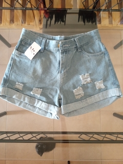 shorts de jean con rotura - comprar online