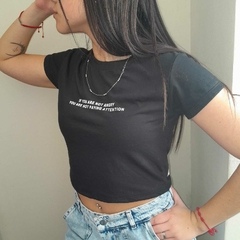remera algodon ultima en gris - indumentaria MyN