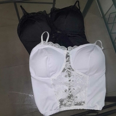 tops encaje regulable - comprar online