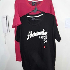 remeras abercrombie blanco XXL, gris XL en internet