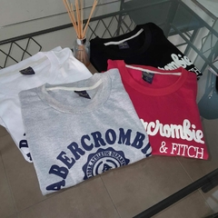 remeras abercrombie blanco XXL, gris XL - comprar online